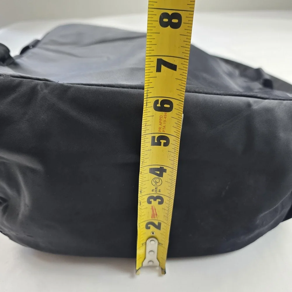 Lululemon Backpack Black 15 Inch Soft Case Women Nylon Travel Daypack Bag